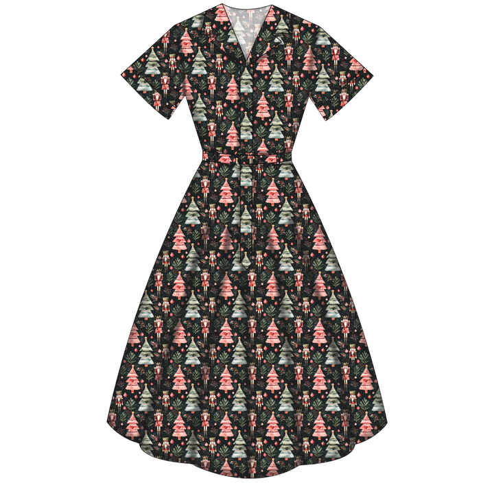 Peggy Swing Dress - Christmas Nutcracker - Preorder for dispatch 28th of October