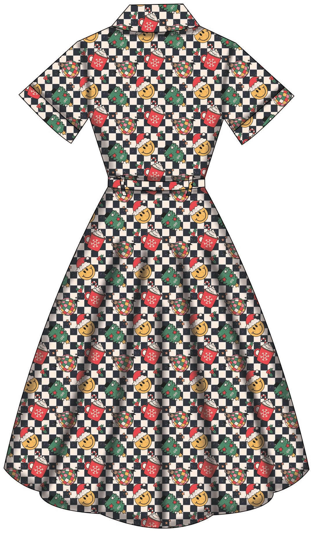 Peggy Swing Dress - Retro Christmas - Preorder for dispatch 28th of October