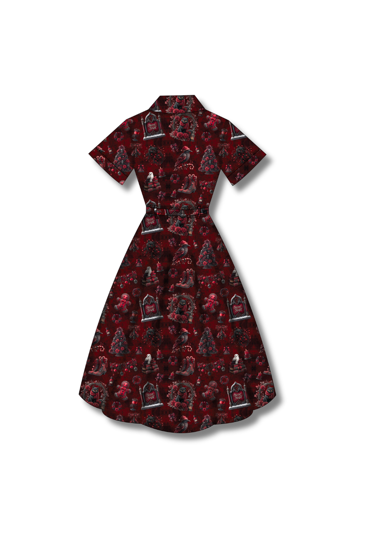PREORDER - Peggy Swing Dress - Not So Silent Night - Estimated dispatch date 5th of November