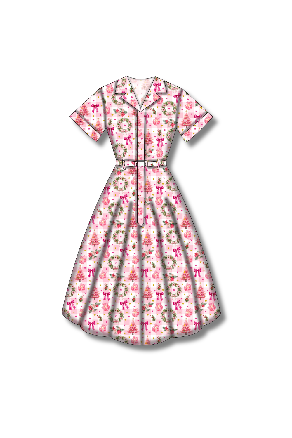 LIMITED EDITION - Peggy Swing Dress - A Love Daphne Pinkmas - Estimated dispatch date 5th of November