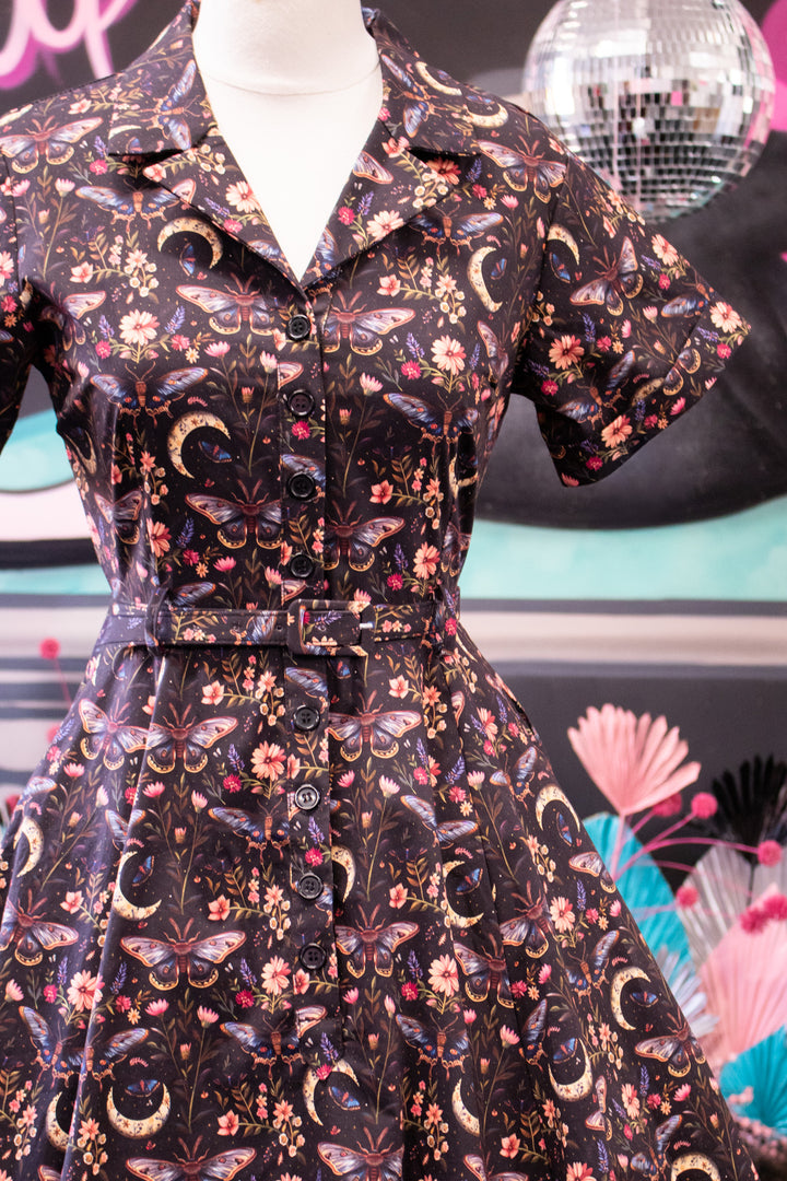 Peggy Swing Dress - Moonlight Bloom