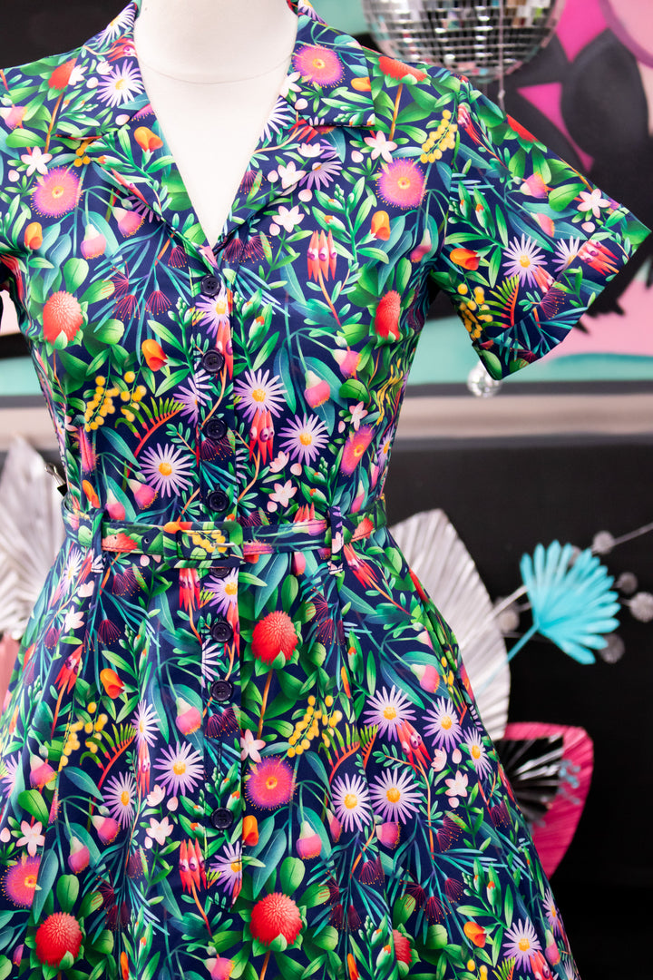 Peggy Swing Dress in The Native Nancy Print