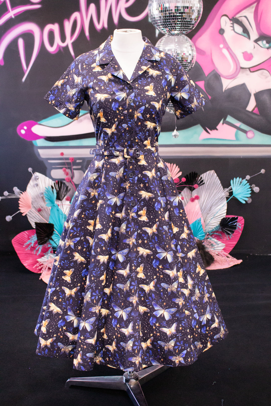 Peggy Swing Dress - Twilight Flutter