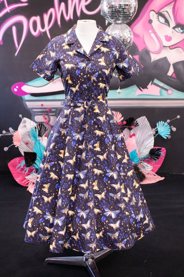 Peggy Swing Dress - Twilight Flutter