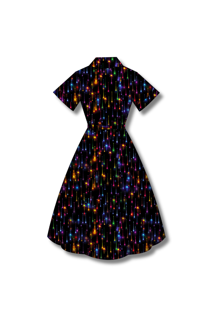PREORDER - Peggy Swing Dress - Twinkle All the Way - Estimated dispatch date 5th of November