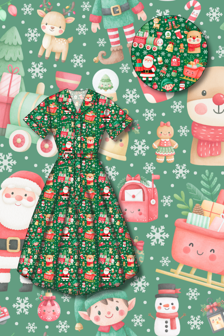 PREORDER - Peggy Swing Dress - Workshop Wonders - Estimated dispatch date 5th of November