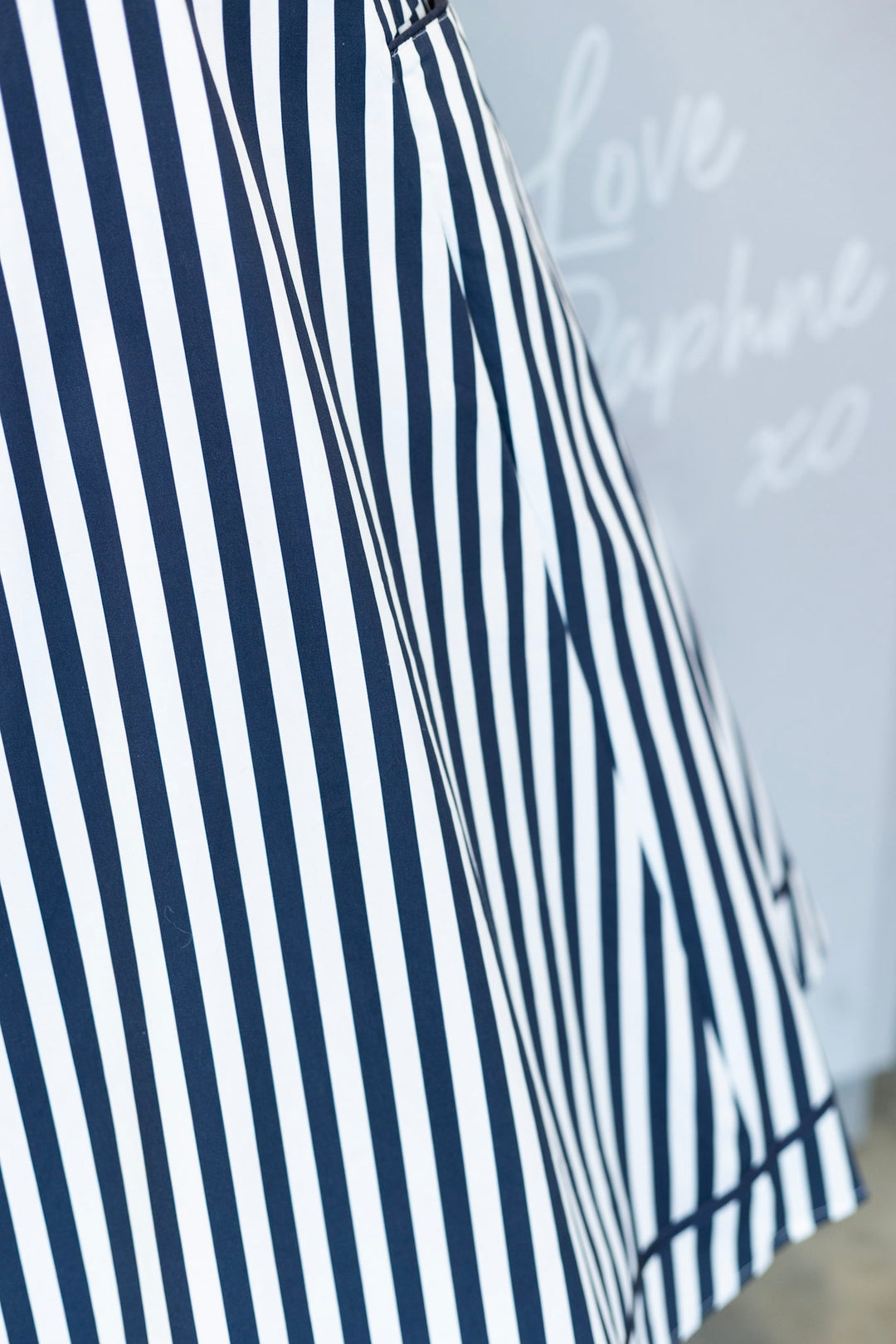 Penelope Blue & White Striped Dress