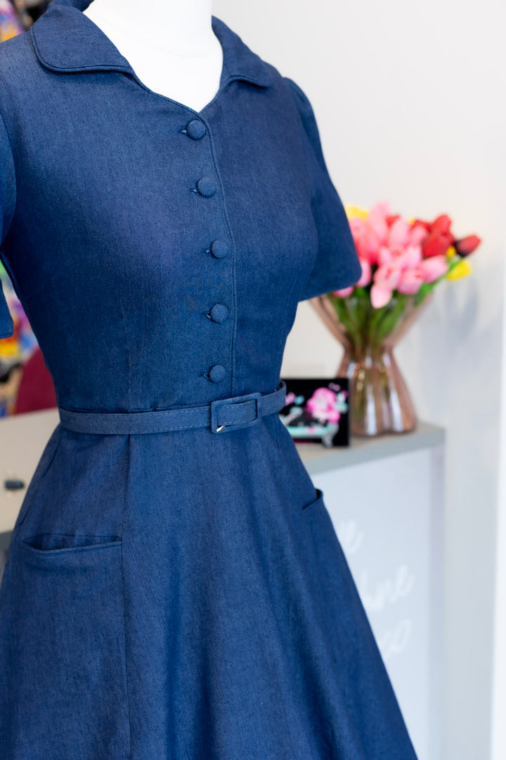 Penelope Denim Shirt Dress