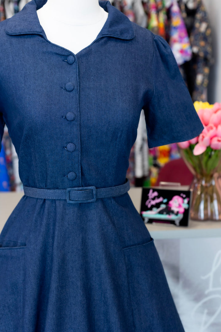 Penelope Denim Shirt Dress