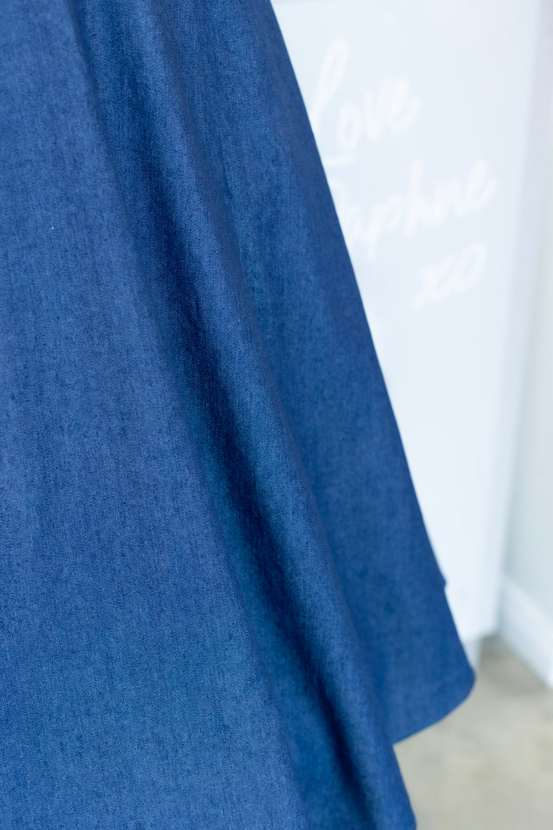 Penelope Denim Shirt Dress