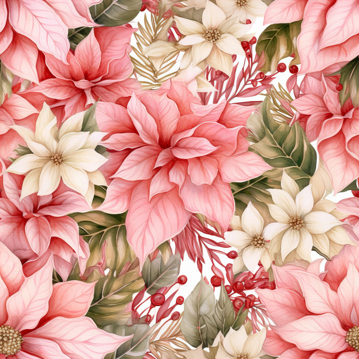 Peggy Swing Dress - Pink Poinsettia - Preorder for dispatch 28th of October
