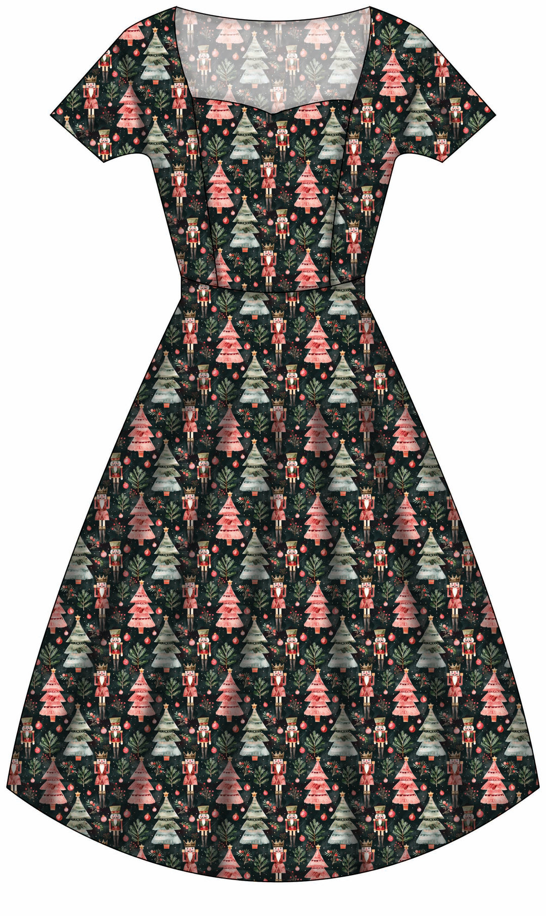 Pixie Sweetheart Dress - Christmas Nutcracker - Preorder for dispatch 28th of October