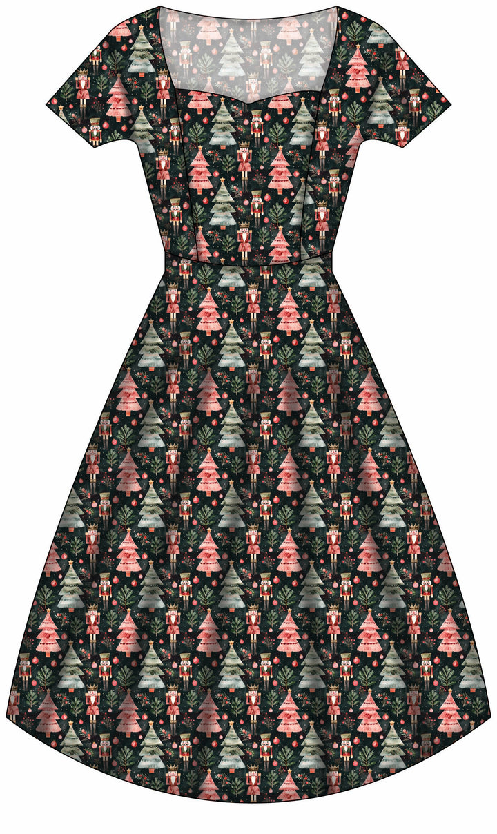 Pixie Sweetheart Dress - Christmas Nutcracker - Preorder for dispatch 28th of October