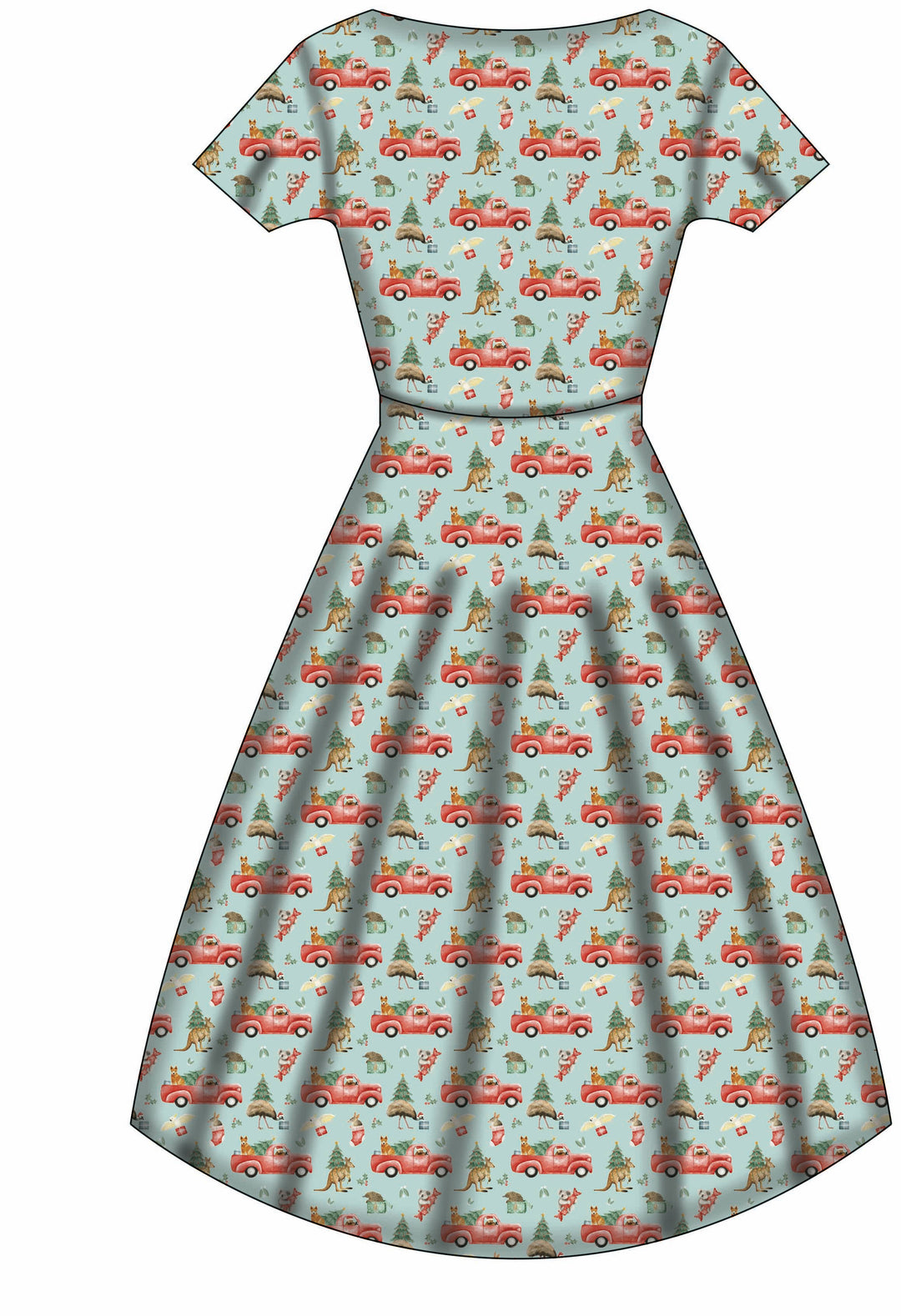 Pixie Sweetheart Dress - Aussie Christmas - Preorder for dispatch 28th of October
