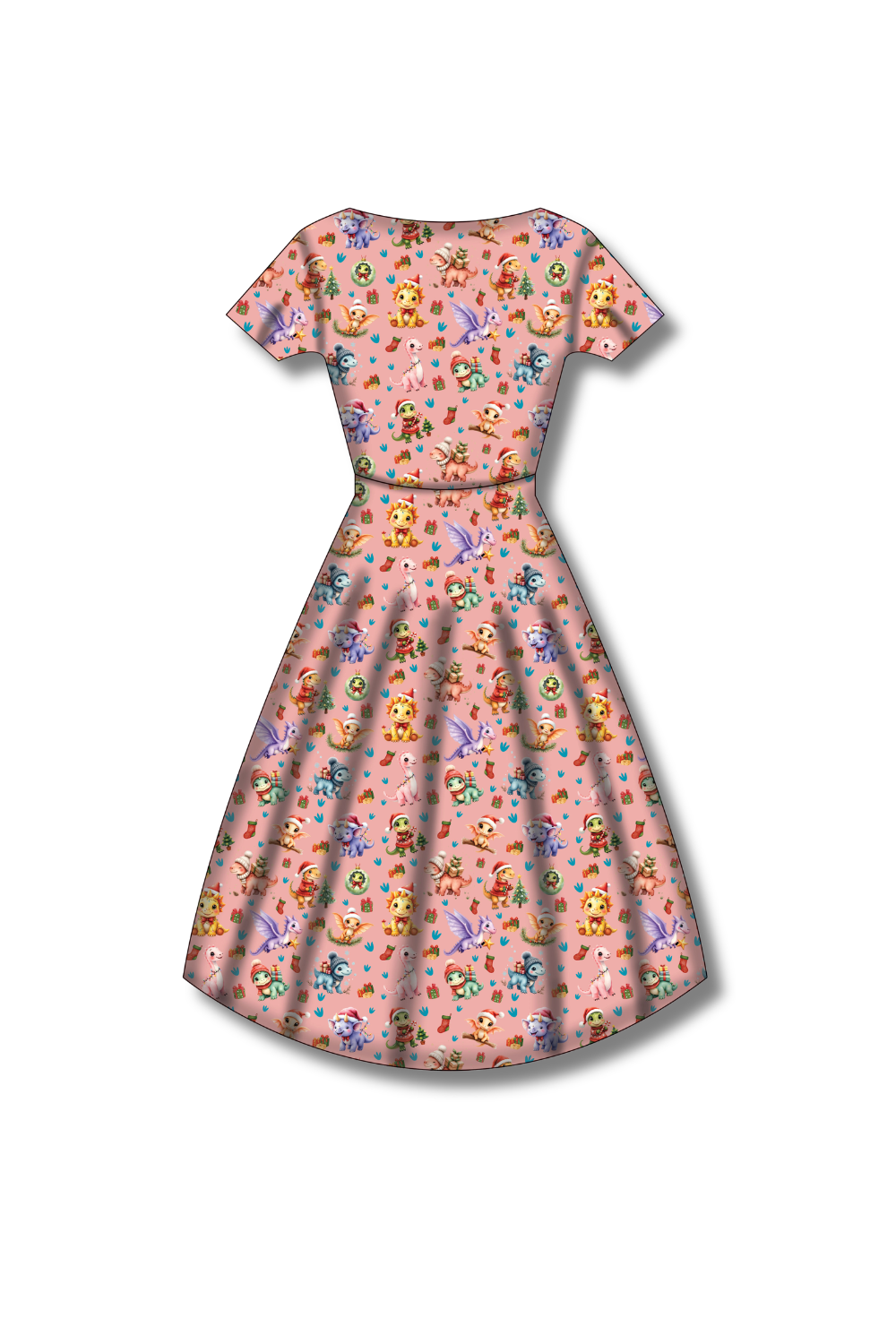 PREORDER - Pixie Swing Dress - Jurassic Jingles - Estimated dispatch date 5th of November