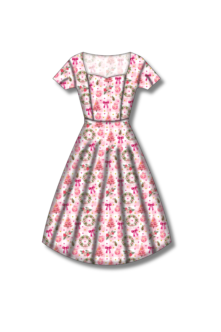 LIMITED EDITION - Pixie Swing Dress - A Love Daphne Pinkmas - Estimated dispatch date 5th of November