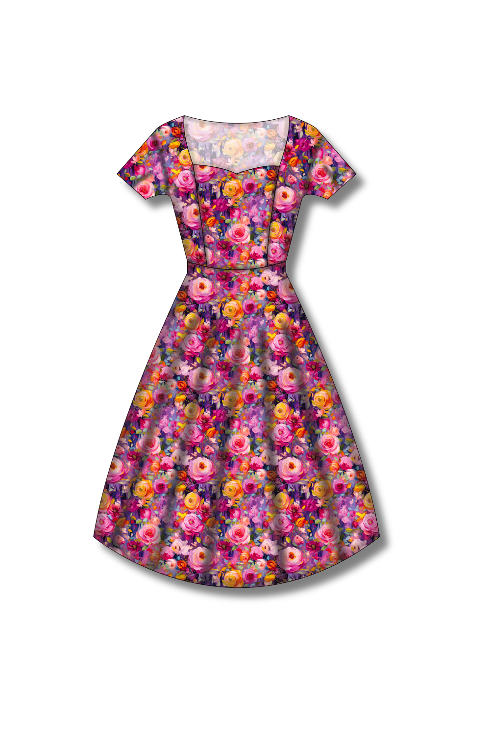 PREORDER - Pixie Sweetheart Dress - Painted in Bloom - Estimated dispatch date 27th of October