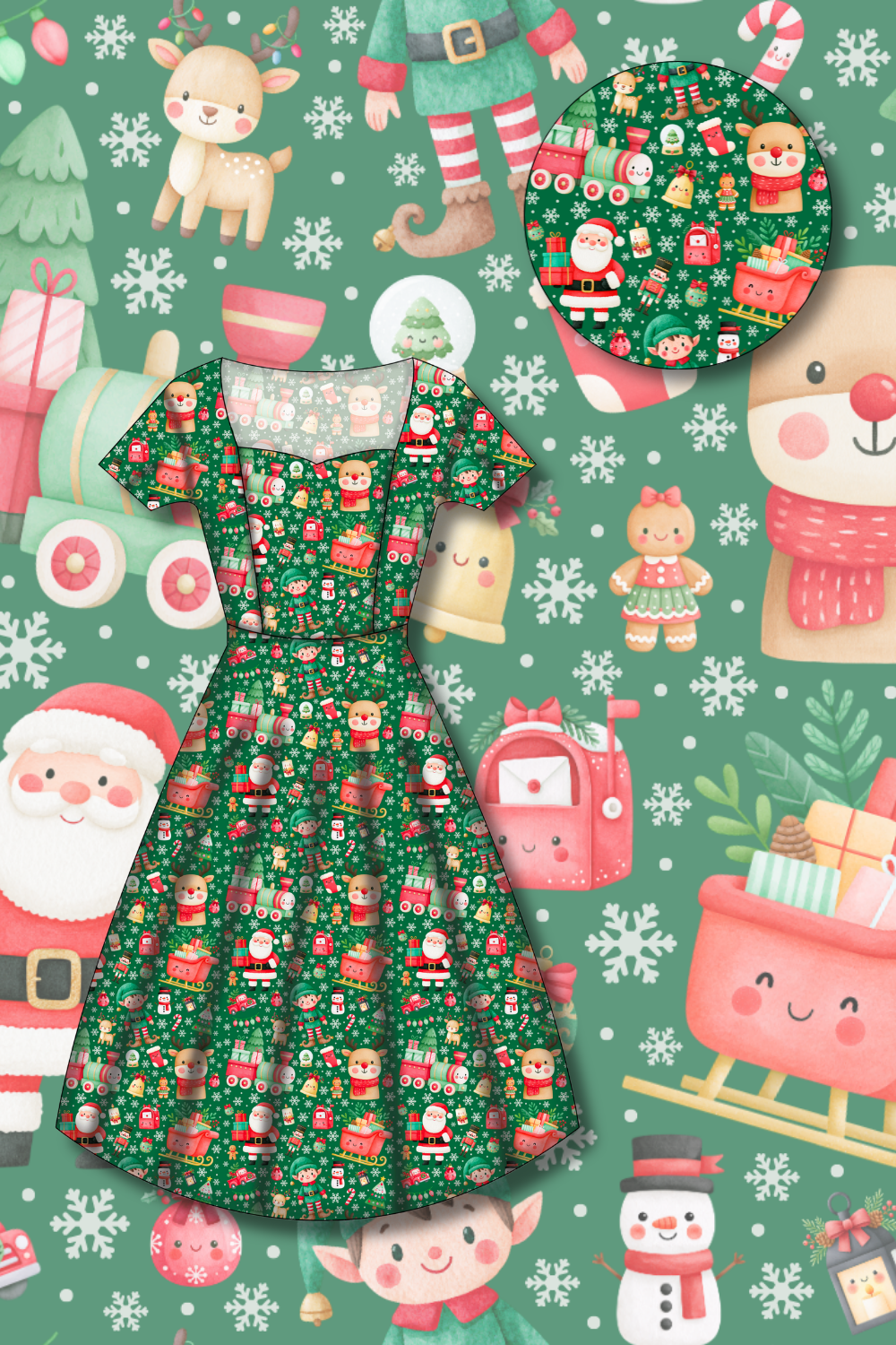 PREORDER - Pixie Swing Dress - Workshop Wonders - Estimated dispatch date 5th of November