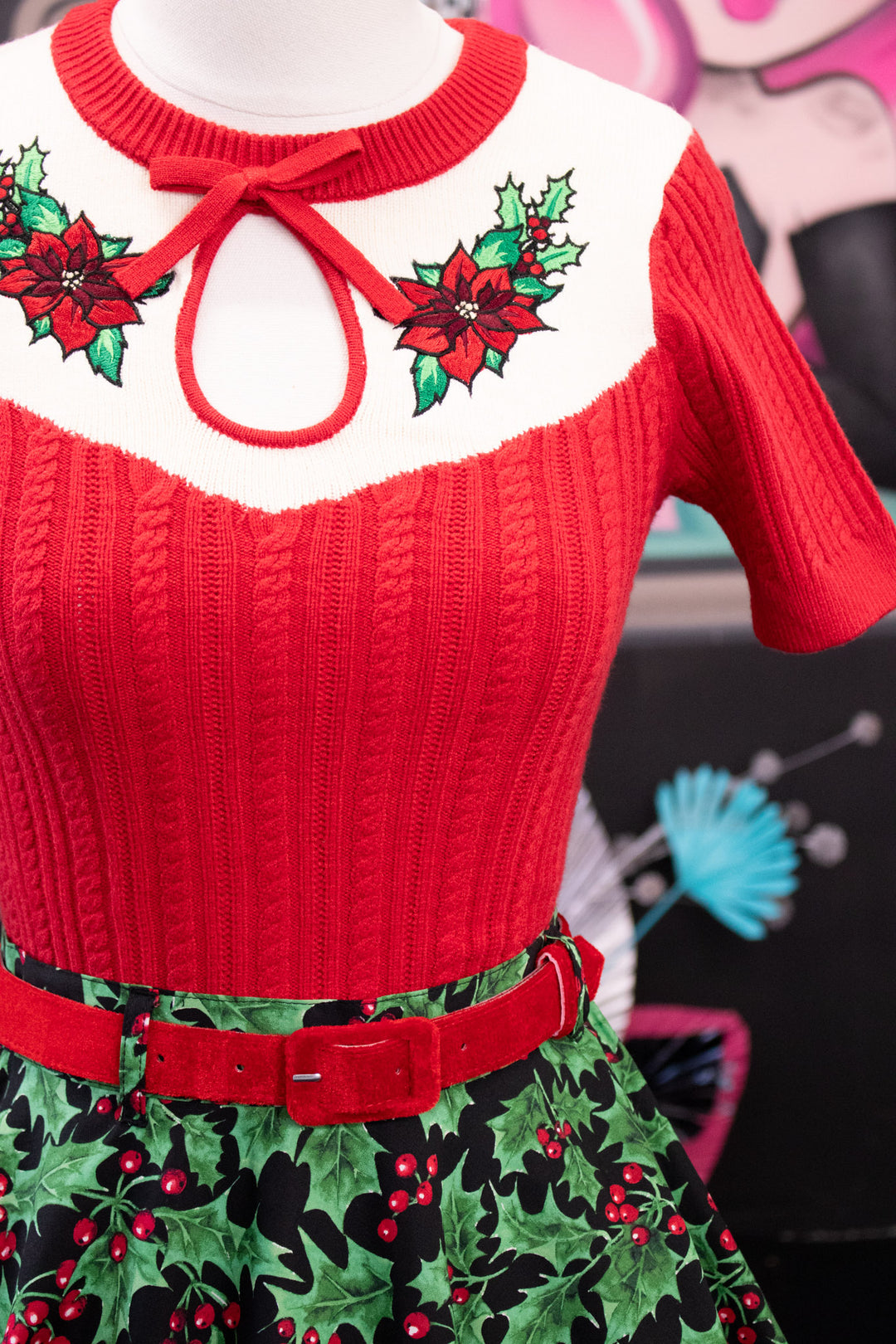 PREORDER - Poinsettia Top - Expected dispatch 14th October