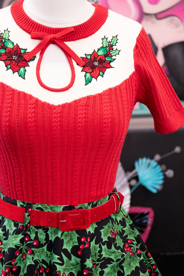 PREORDER - Poinsettia Top - Expected dispatch 14th October