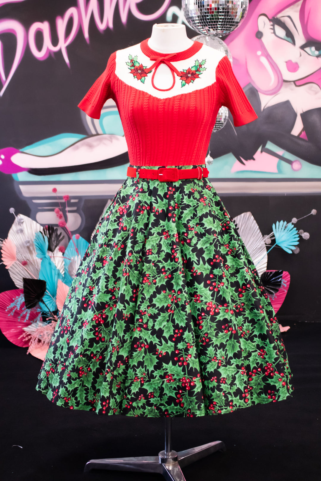 PREORDER - Poinsettia Top - Expected dispatch 14th October