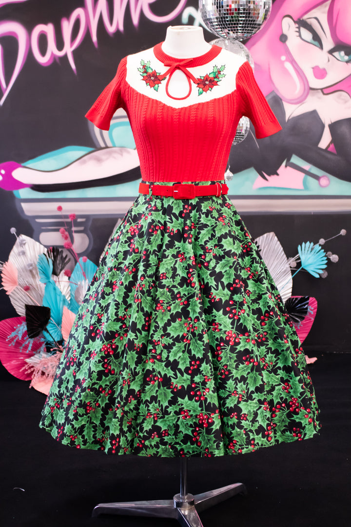 PREORDER - Poinsettia Top - Expected dispatch 14th October
