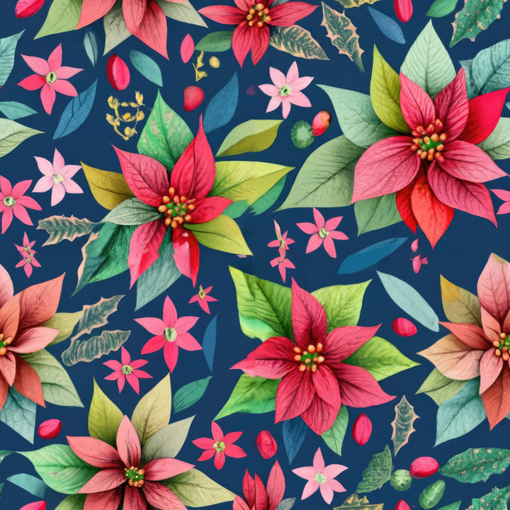 PREORDER - Mimi Swing Dress - Poinsettia Party  - Estimated dispatch date 29th of October