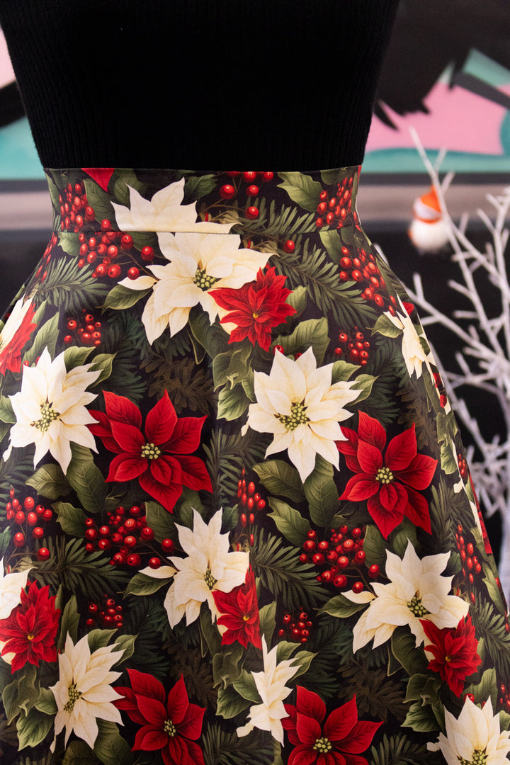 INSTOCK - Nellie Skater Skirt - Poinsettia