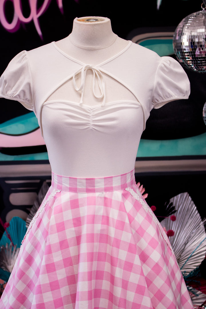 Priscilla Top Ivory