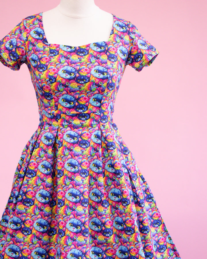 Pixie Sweetheart Dress - Psychedelic Fur
