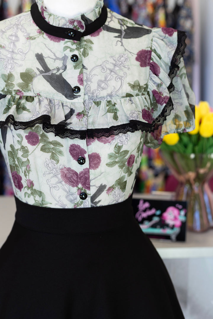 PREORDER - Raven Blouse - Estimated dispatch date 21st of October