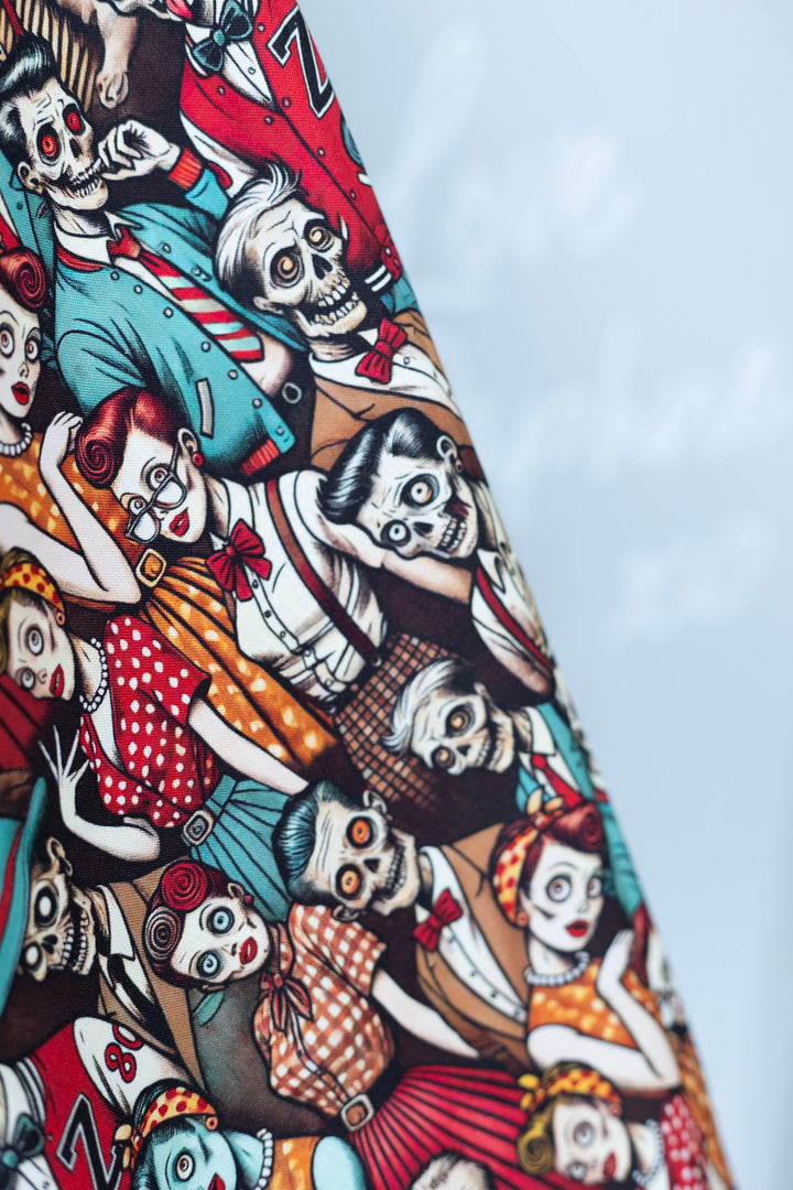 Retro Zombies Vintage Dress