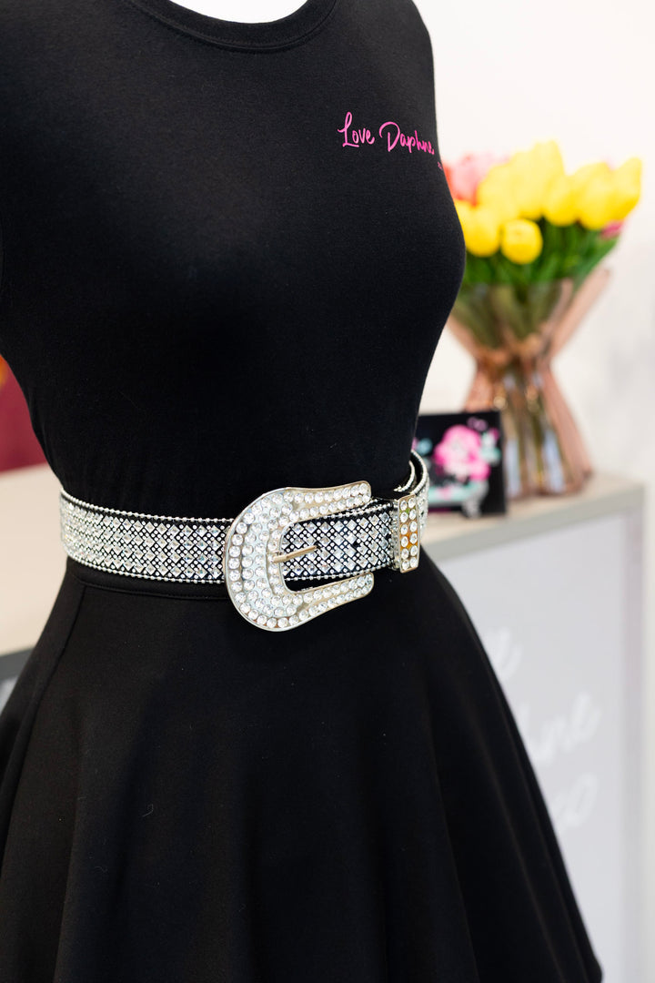 Rhinestone Western Belt