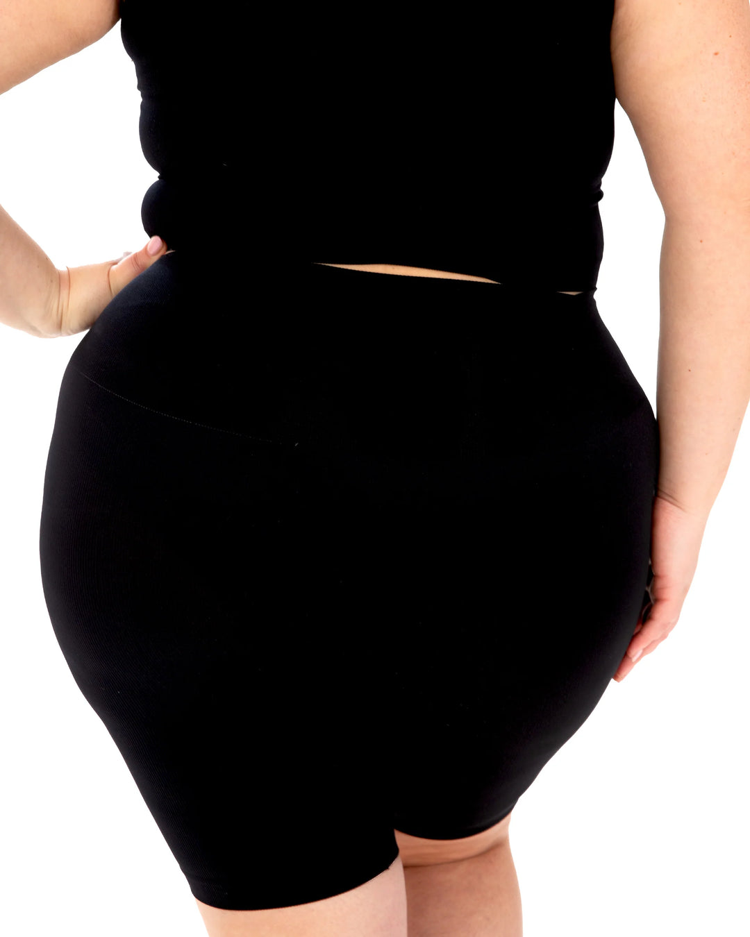 Ribbed Seam Free Cycling Shorts
