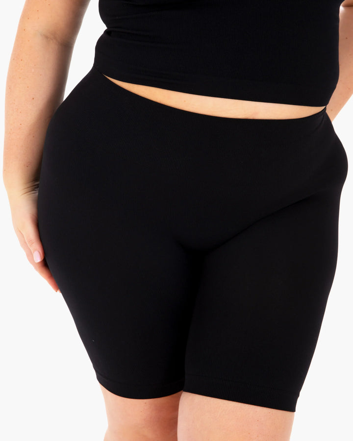 Ribbed Seam Free Cycling Shorts