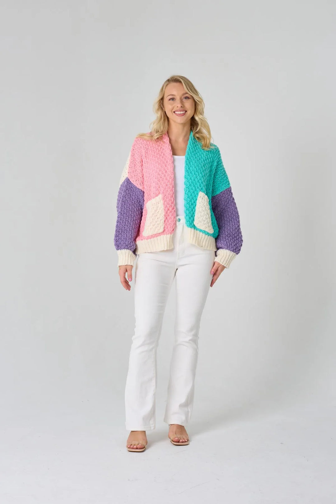 Riya Cardigan - Purple Mix