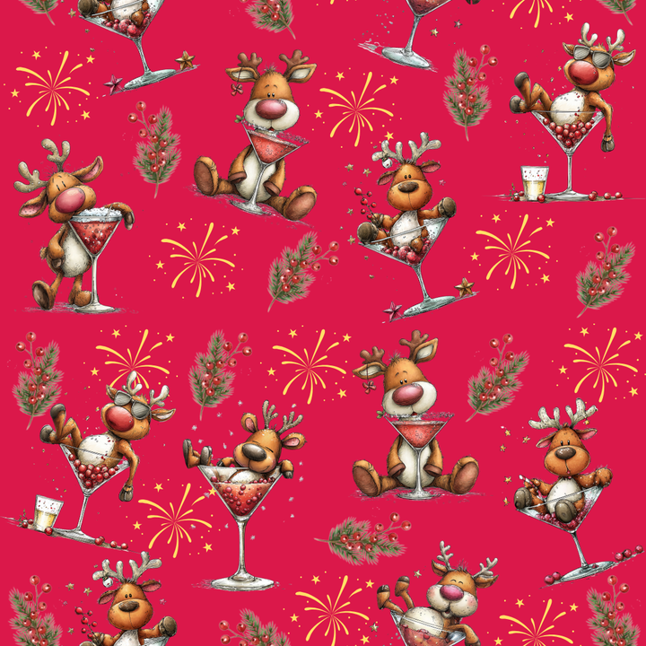 PREORDER - Mimi Swing Dress - Rudolph After Hours  - Estimated dispatch date 29th of October