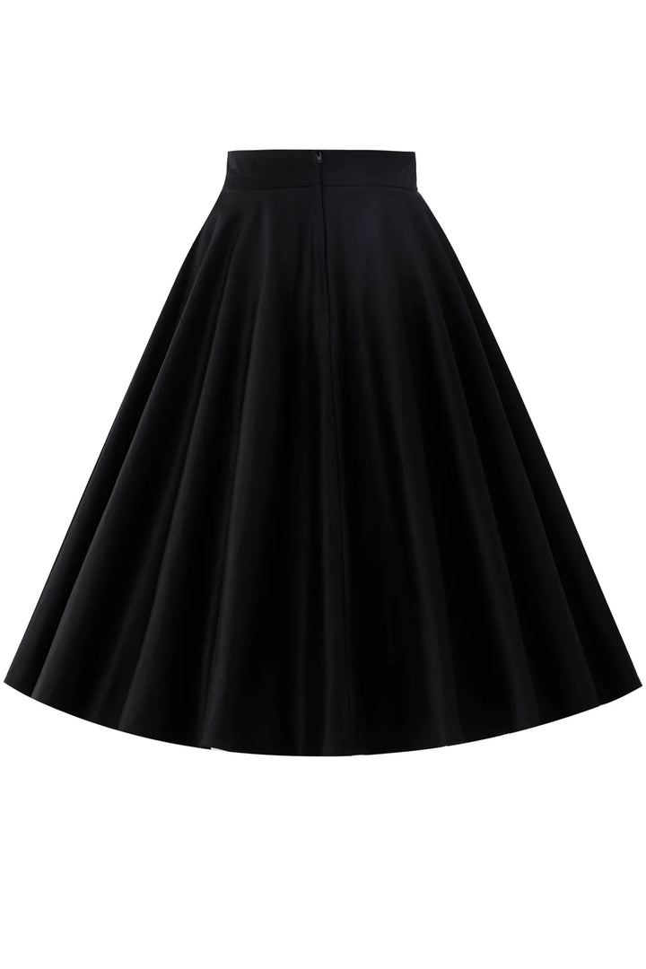 Maisie Black Full Circle Skirt