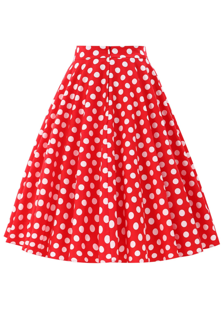 PREORDER - Maisie Red Polka Skirt - Estimated dispatch 24th of June