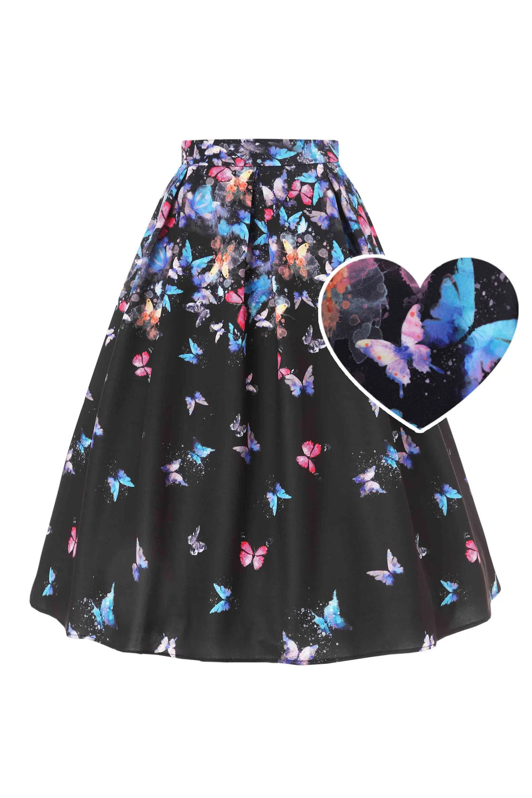 PREORDER - Aisley Midnight Butterfly Skirt - Estimated dispatch 3rd of June