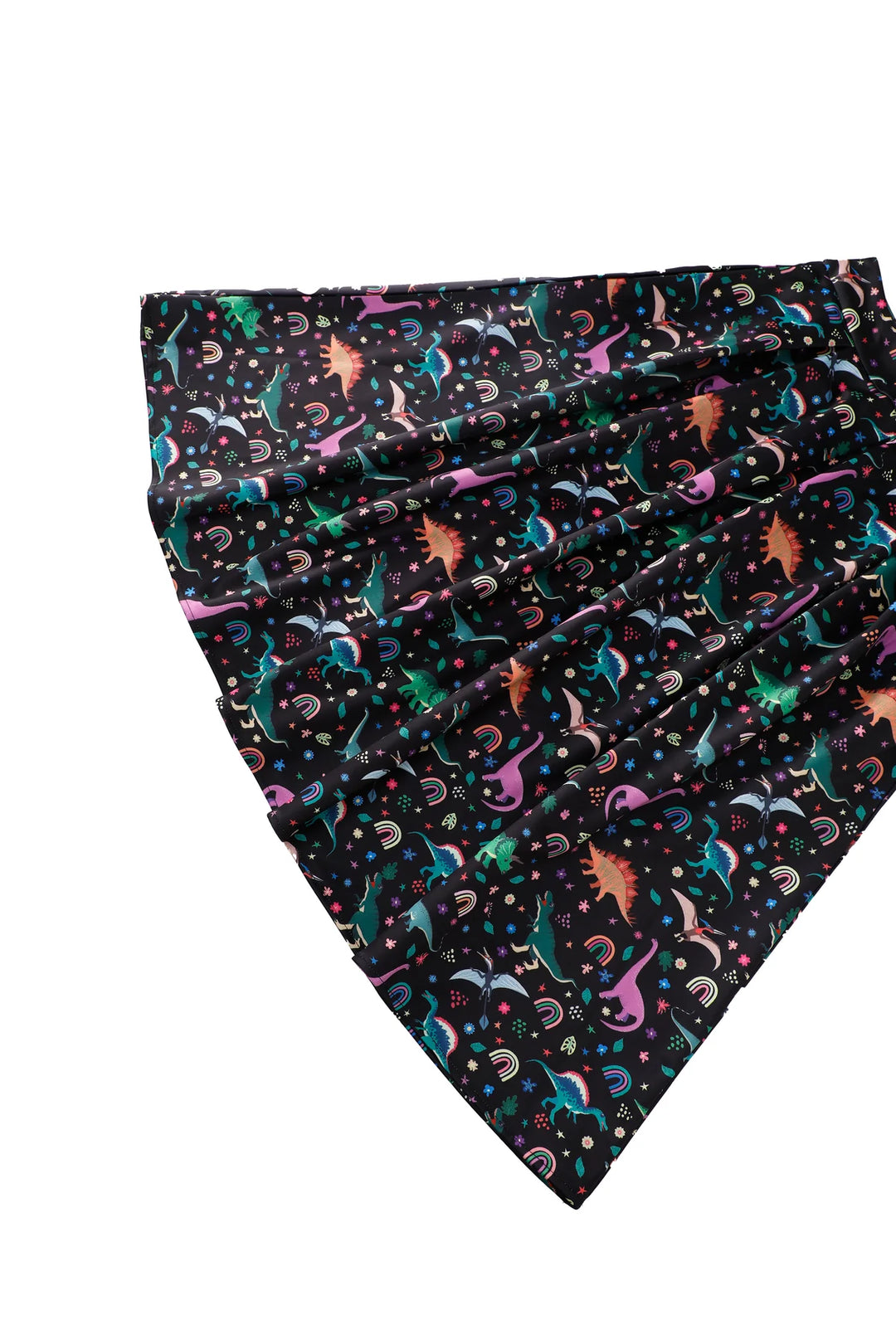 Aisley Rainbow Dinosaur Pleated Midi Skirt - Preorder for dispatch 2nd September