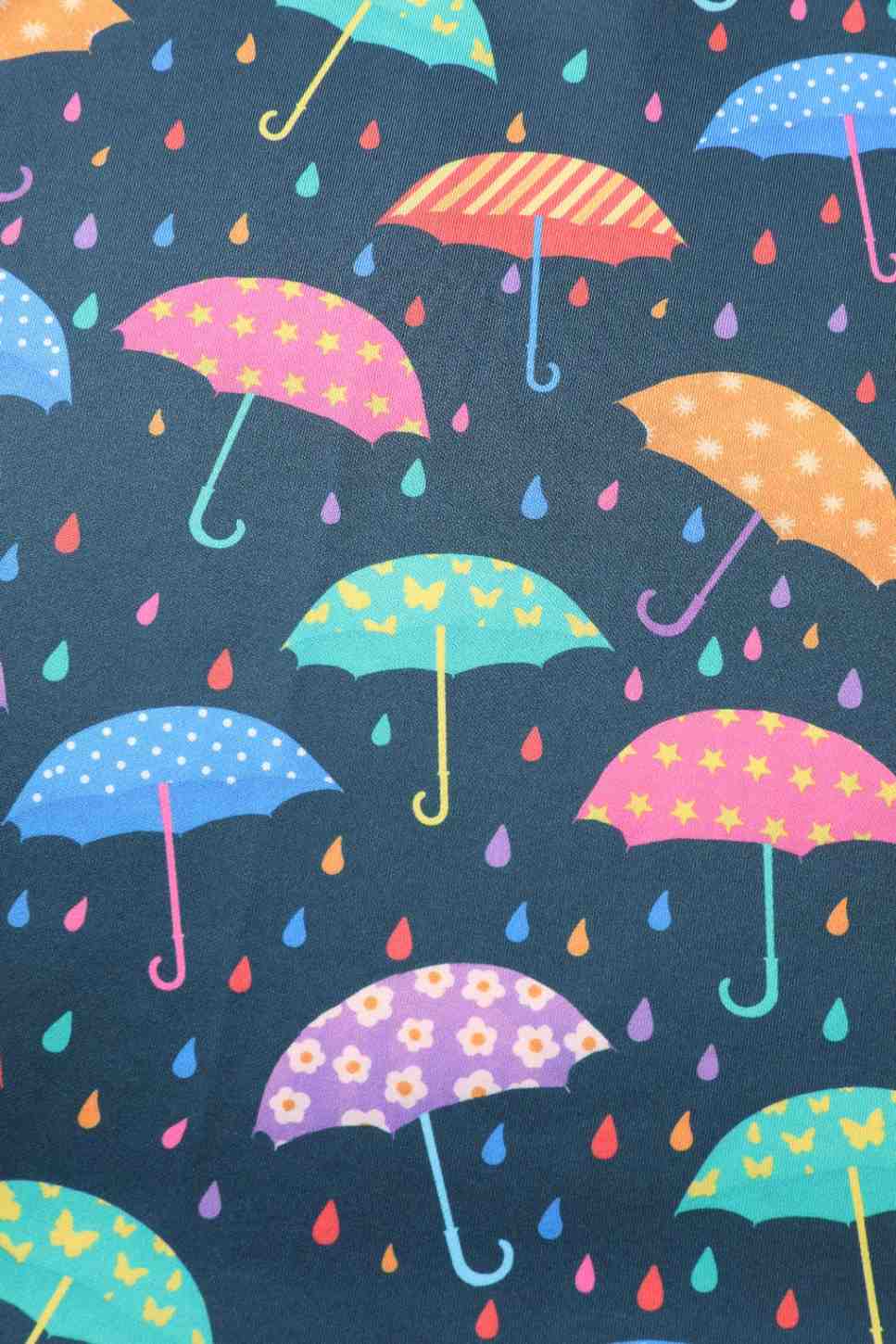 PREORDER - Aisley Dark Blue Umbrella Pleated Midi Skirt - Estimated dispatch 28th of November