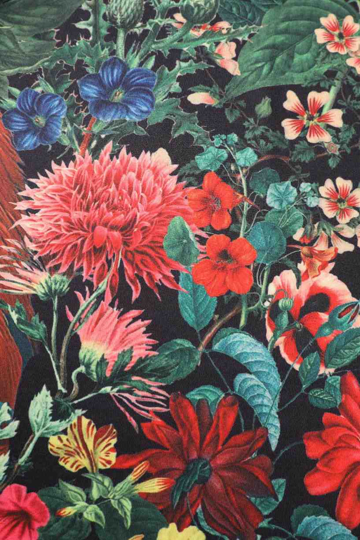 PREORDER - Aisley Floral Forest & Fox Pleated Midi Skirt - Estimated dispatch 26th of November