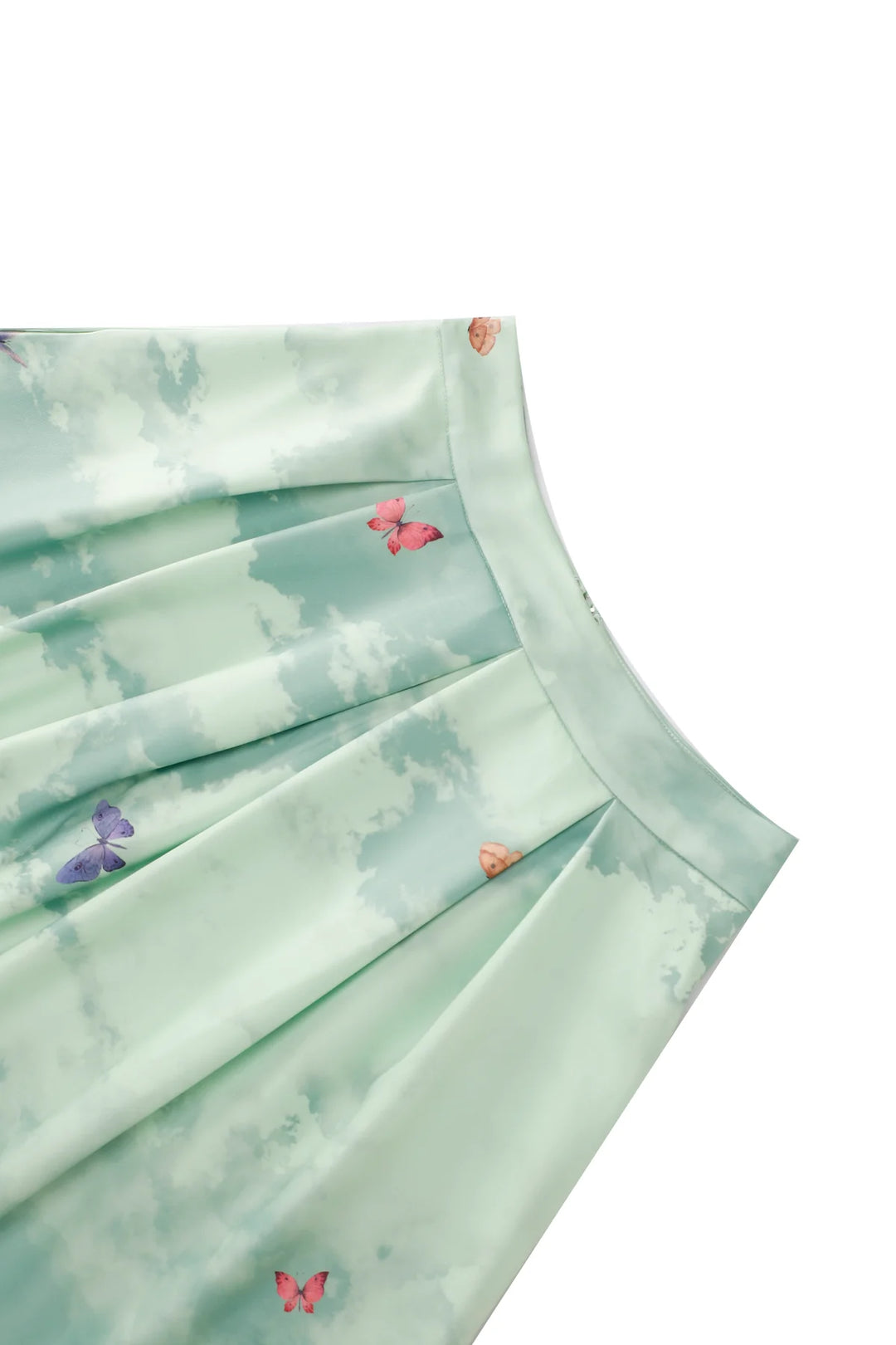 Aisley Fairy Land Pleated Midi Skirt