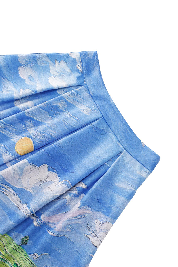 Aisley Cat Adventure Midi Skirt - Preorder for dispatch 16th of September