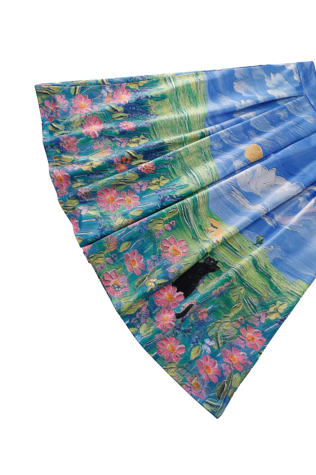 Aisley Cat Adventure Midi Skirt - Preorder for dispatch 16th of September