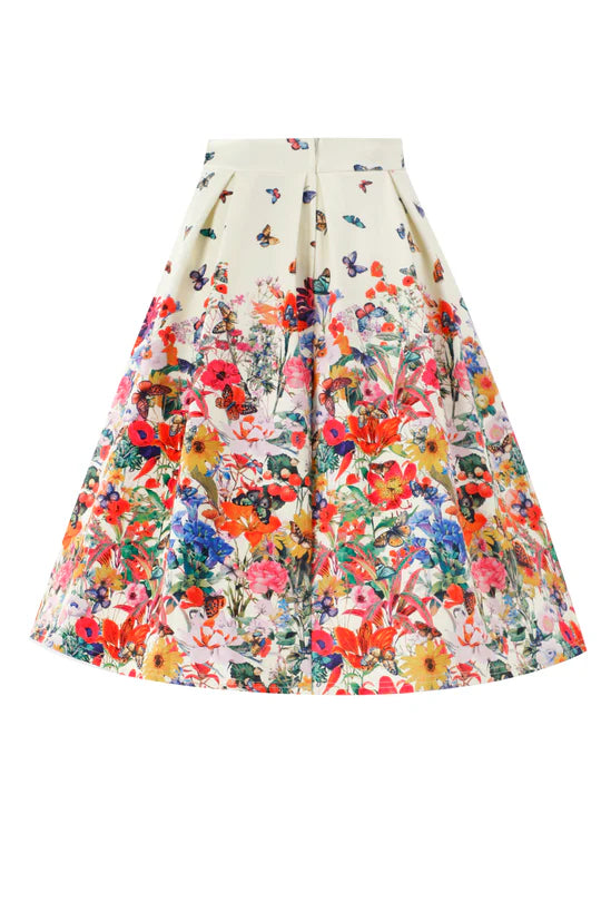 Aisley Butterfly Midi Skirt - Preorder for dispatch 4th September
