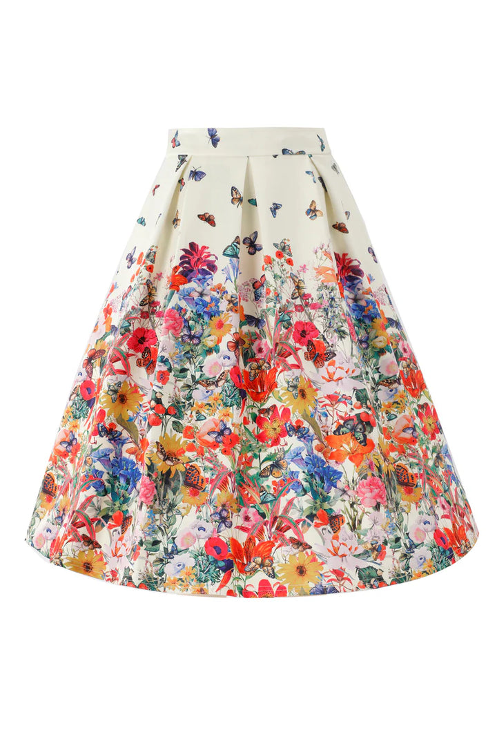 Aisley Butterfly Midi Skirt - Preorder for dispatch 4th September