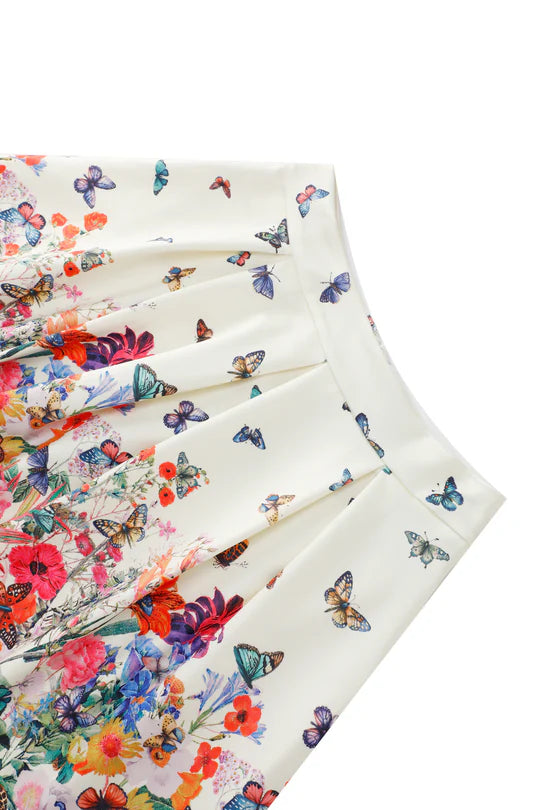 Aisley Butterfly Midi Skirt - Preorder for dispatch 4th September
