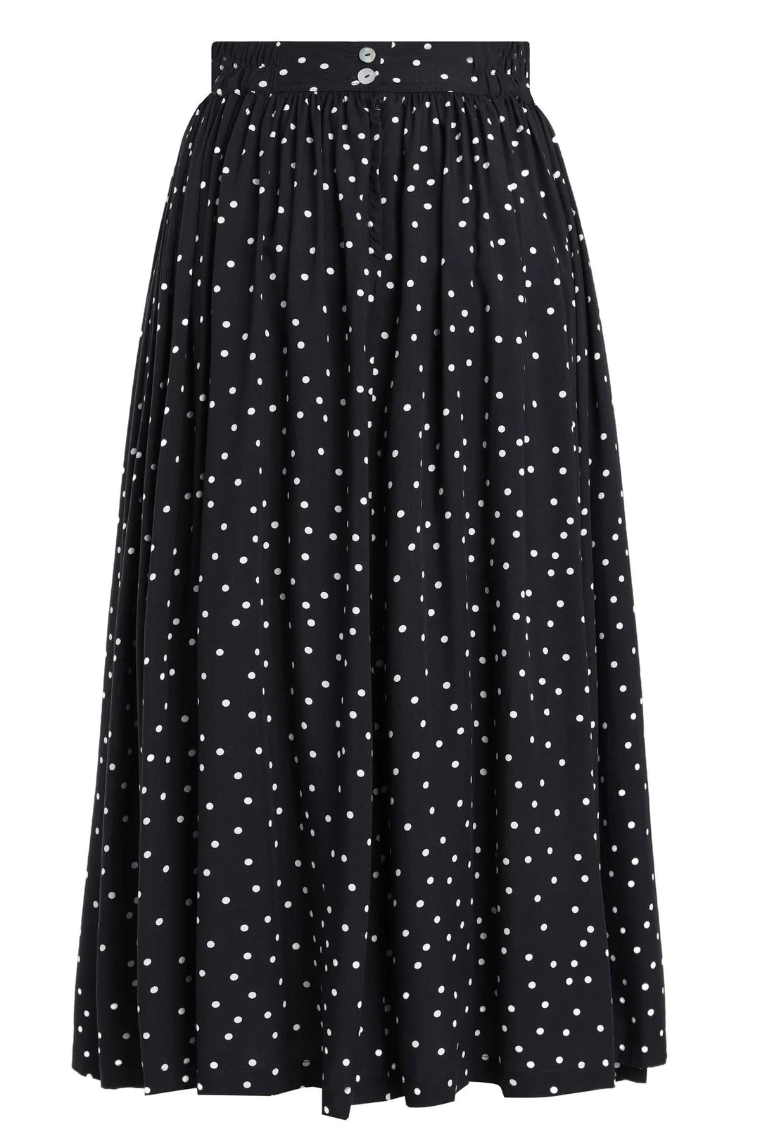 PREORDER - Estelle Black Polka Dot Skirt - Estimated dispatch 20th of November